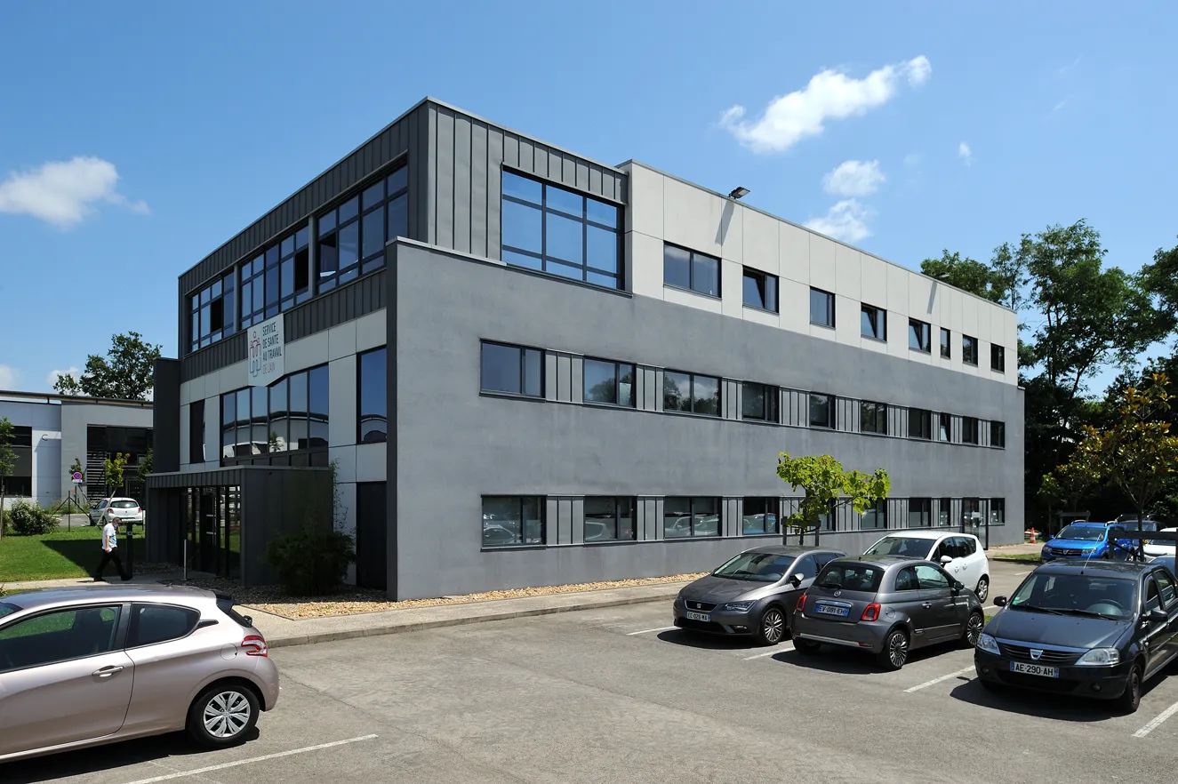 Façade de l'immeuble San Severo Bâtiment C à Bourg-en-Bresse